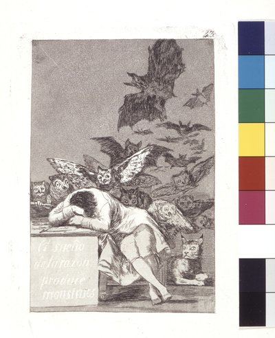 Le sommeil de la raison engendre des monstres - Spanish School