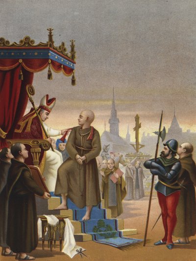 La dégradation de Girolamo Savonarola, 1498 - Spanish School