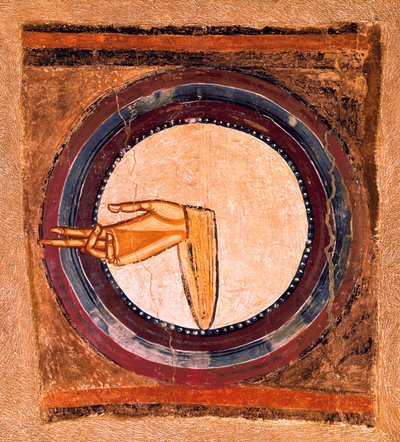 La main de Dieu, détail d