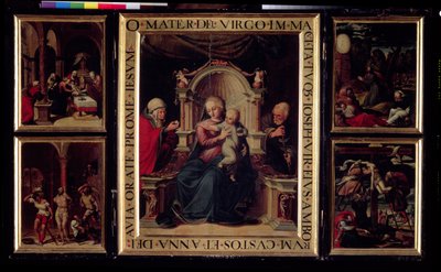 Triptyque de la Chapelle des Reliques - Spanish School