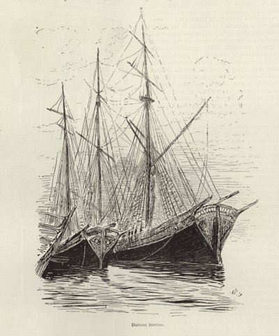 Navires turcs - Spanish School