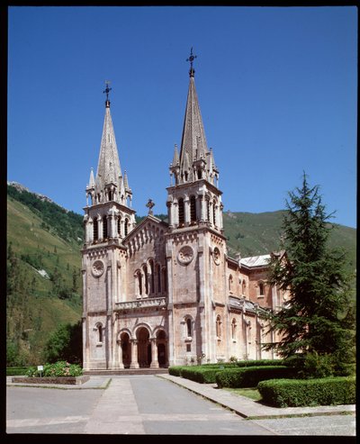 Vue de la basilique - Spanish School