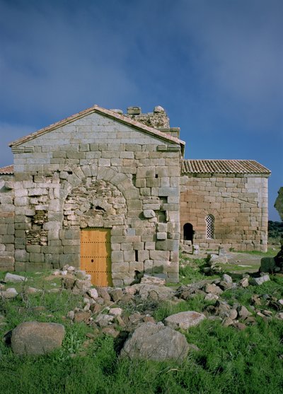 Vue de la façade ouest, construite vers 862-930 - Spanish School