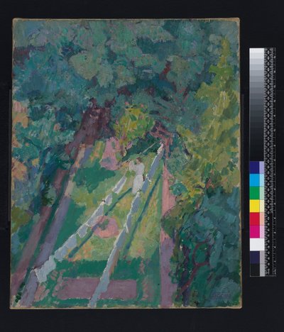 Vue depuis la fenêtre au 6 Cambrian Road, Richmond, avant 1914 - Spencer Frederick Gore