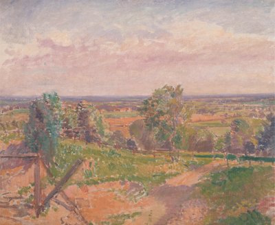 Un paysage étendu dans le Yorkshire - Spencer Frederick Gore
