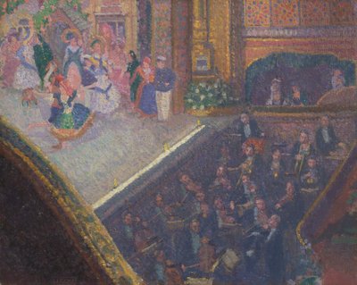 Scène de ballet de "Sur le sable" - Spencer Frederick Gore