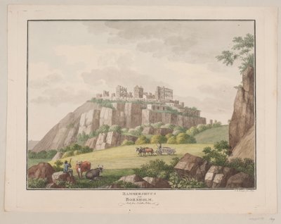 Hammershus à Bornholm. Vue du nord - Søren L. Lange