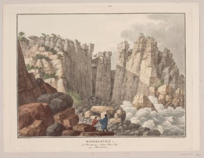Randkleven ved strandbredden i Østermarie sogn på Bornholm - Søren L. Lange