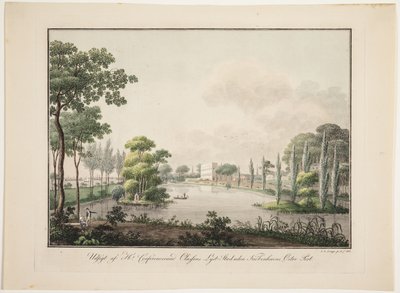 Vue de la résidence de M. le Conseiller Classen hors de la porte Est de Copenhague - Søren L. Lange