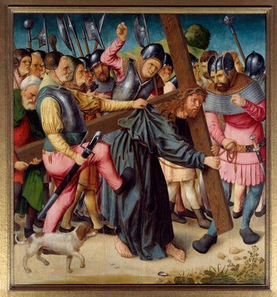 Christ montant au Calvaire (portant la croix) - St Germain des Pres master