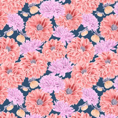 Motif de dahlia colorway 2 - Stacy Hsu