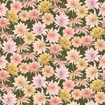 Motif de fleurs du désert Mojave, 2021 - Stacy Hsu