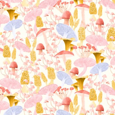 Motif de mélange de champignons clair - Stacy Hsu