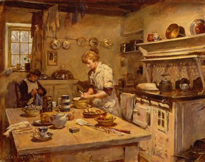 Dans la cuisine - Stanhope Alexander Forbes