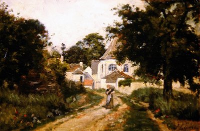 Quitter le village - Stanislas Victor Edouard Lepine