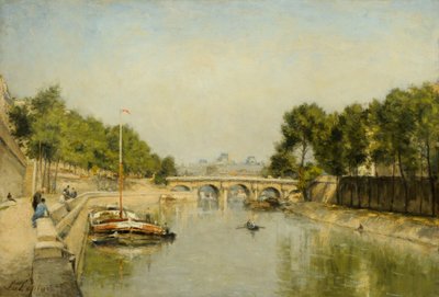 Les Rives de la Seine au Printemps - Stanislas Victor Edouard Lepine