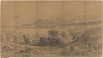 Panorama sur un lac de montagne - Stanislaus Graf von Kalckreuth