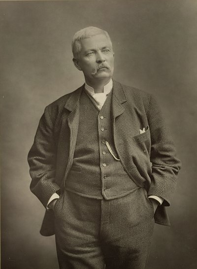 Sir Henry Morton Stanley (1841-1904), explorateur, portrait photographique - Stanislaus Walery