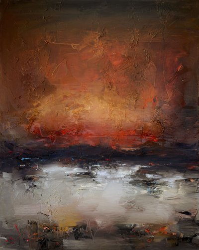Paysage abstrait flamboyant - Stanislav Lazarov