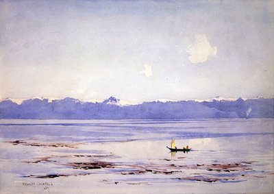 Mer et Montagnes Enneigées - Stanley Inchbold
