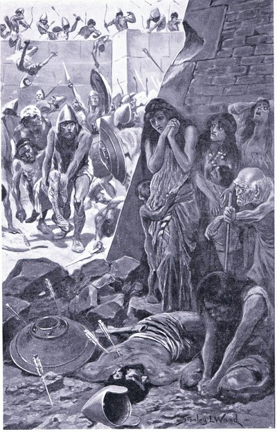 Tyr assiégée par Nabuchodonosor de Babylone - Stanley L. Wood