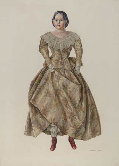 Poupée Greiner à tête brevetée, vers 1940 - Stanley Mazur
