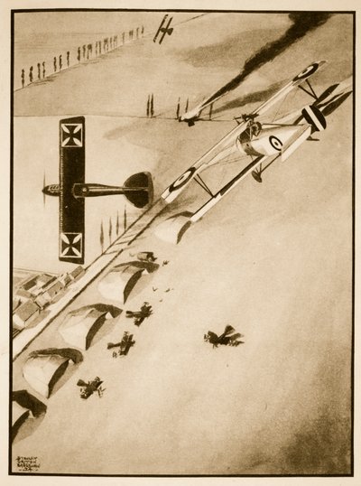 Le colonel Bishop obtient sa V.C, illustration de 