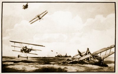 La Mort de Richthofen, illustration de 