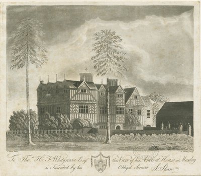 Bushbury - Moseley Old Hall (gravure à l