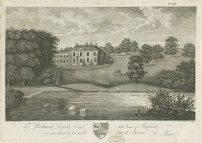Freeford Hall : gravure, nd [1797] - Stebbing Shaw