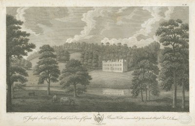 Great Barr Hall (gravure) - Stebbing Shaw