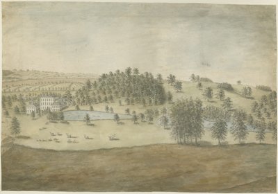 Himley Hall: aquarelle - Stebbing Shaw