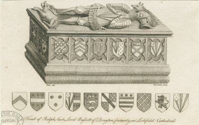 Cathédrale de Lichfield - Tombe de Lord Bassett - Stebbing Shaw
