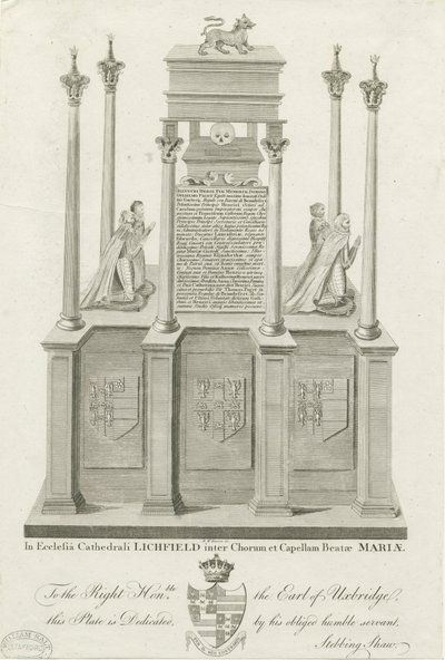 Cathédrale de Lichfield - Tombe de William Paget - Stebbing Shaw