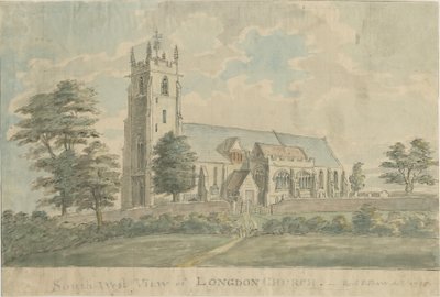 Église de Longdon : peinture à l