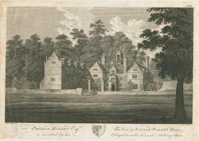 Norton Canes - Little Wyrley Hall : gravure, nd [1762-1802] - Stebbing Shaw