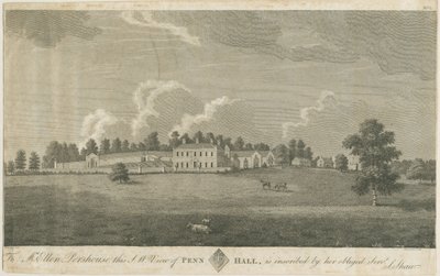 Penn Hall : gravure, nd [fin du 18e siècle] - Stebbing Shaw
