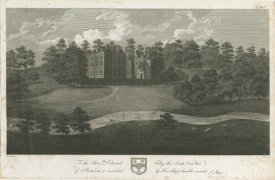 Prestwood Hall: gravure, nd [1762-1802] - Stebbing Shaw