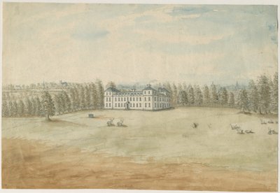 Sandwell Park - Hall : peinture à l