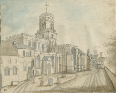 Stafford - Église Sainte-Marie, nd [c 1790] - Stebbing Shaw