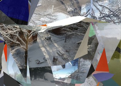 Paysage hivernal morcelé - Stefan Fransson