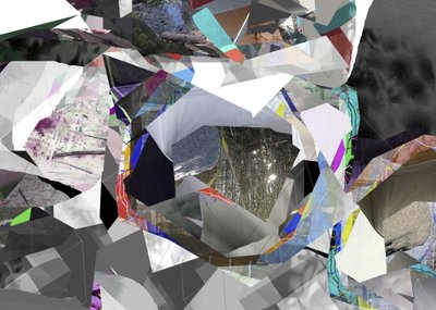 Collage abstrait géométrique - Stefan Fransson