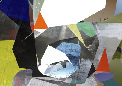 Collage géométrique sur le thème de la nature - Stefan Fransson