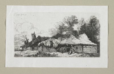 Paysage avec Ferme Polonaise - Stefan Juliusz Norblin de la Gourdaine