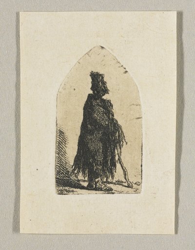 Berger avec un bâton - Stefan Juliusz Norblin de la Gourdaine