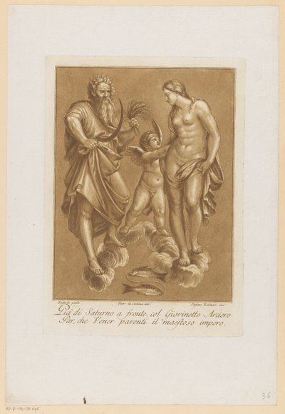 Saturne, Vénus et Amour - Stefano Mulinari