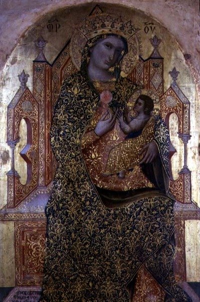 Madone et enfant en majesté - Stefano Veneziano