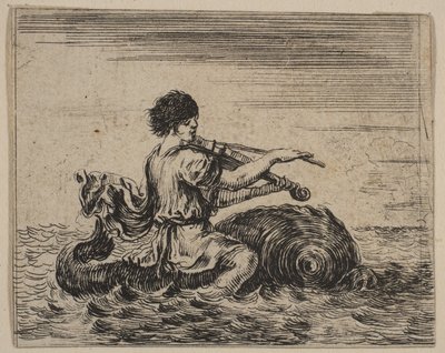 Arion, du Jeu de la Mythologie, 1644 - Stefano della Bella