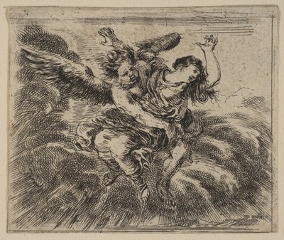 Borée et Orithye, du Jeu de la Mythologie Jeu de la Mythologie, 1644 - Stefano della Bella