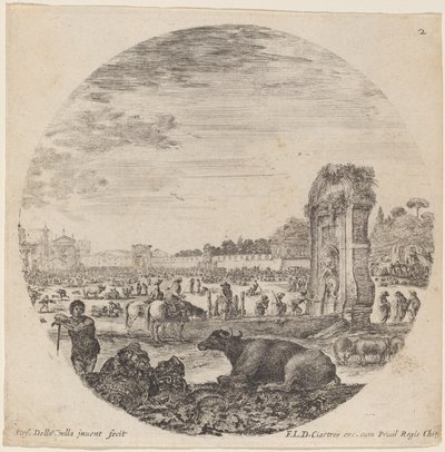 Campo Vaccino, 1646 - Stefano della Bella